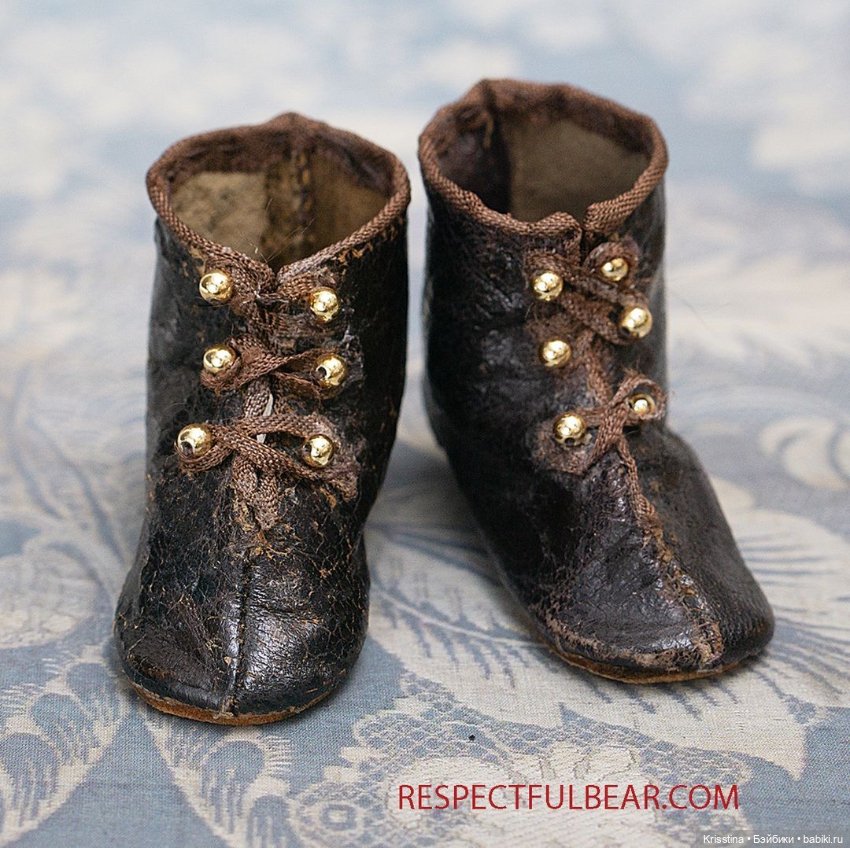 Обувь для антикварных кукол