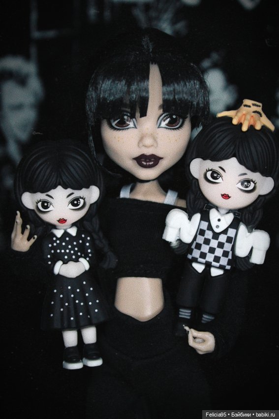 Monster high Wednesday. Моя первая МХ (фото 8)