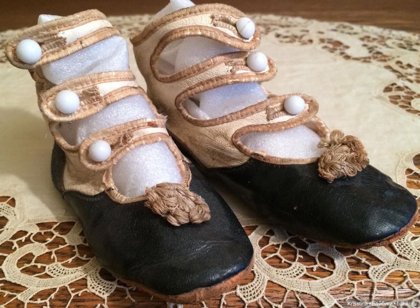 Обувь для антикварных кукол