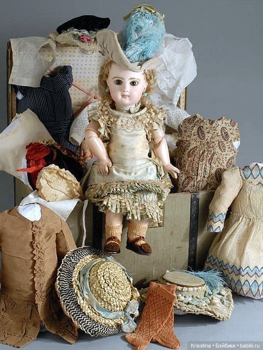 Аксессуары для антикварных кукол,часть третья