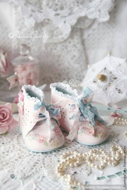 Обувь для антикварных кукол