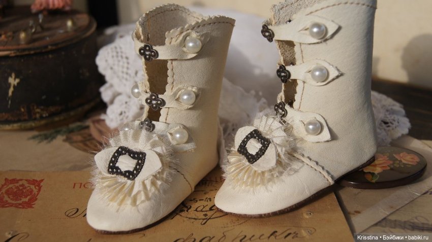 Обувь для антикварных кукол