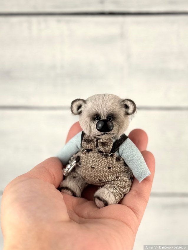 Тедди мишка Сёма — Авторские мишки Тедди и друзья: фото (фото 5)