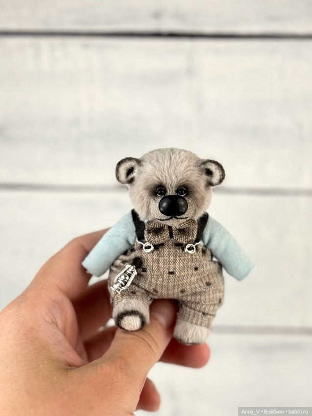 Тедди мишка Сёма — Авторские мишки Тедди и друзья: фото (фото 2)