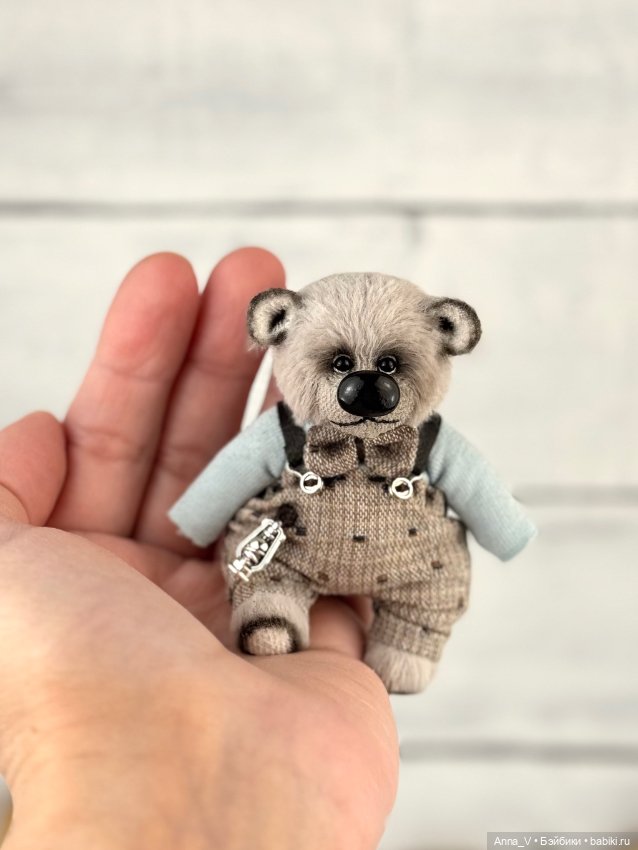Тедди мишка Сёма — Авторские мишки Тедди и друзья: фото (фото 3)