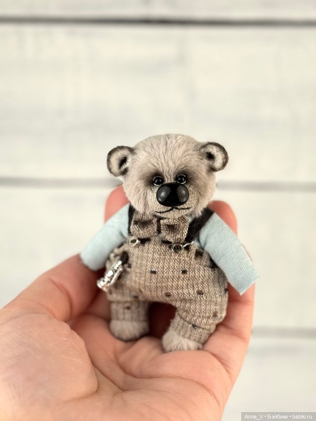 Тедди мишка Сёма — Авторские мишки Тедди и друзья: фото (фото 4)