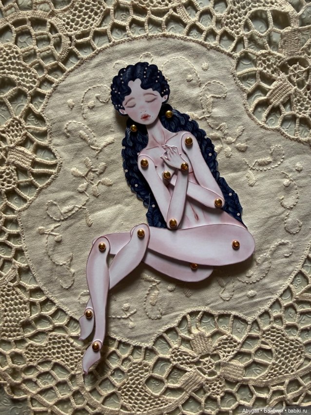 Авторская бумажная кукла «Джульетта 2026» (фото 7)