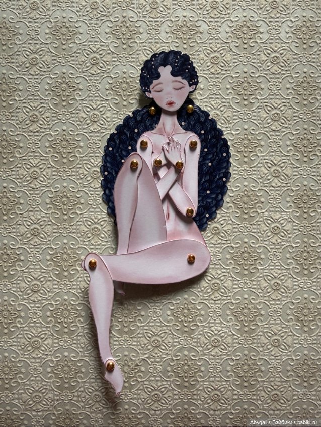 Авторская бумажная кукла «Джульетта 2026» (фото 4)
