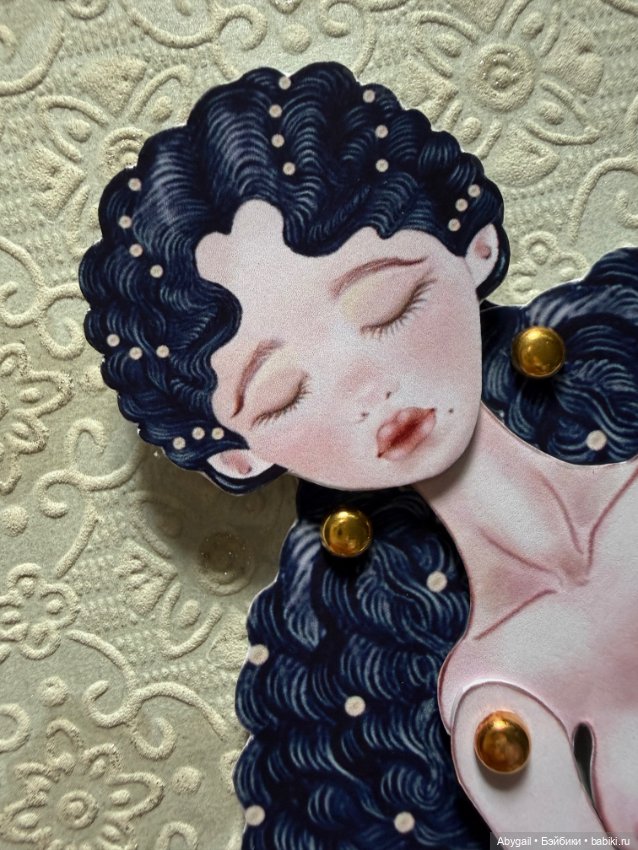 Авторская бумажная кукла «Джульетта 2026»