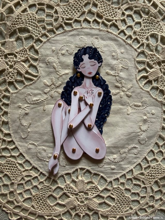 Авторская бумажная кукла «Джульетта 2026» (фото 6)