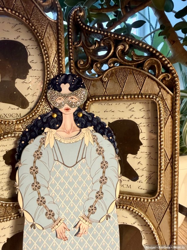 Авторская бумажная кукла «Джульетта 2026»