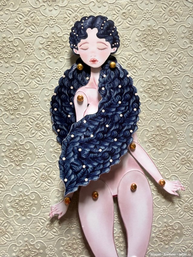 Авторская бумажная кукла «Джульетта 2026» (фото 3)