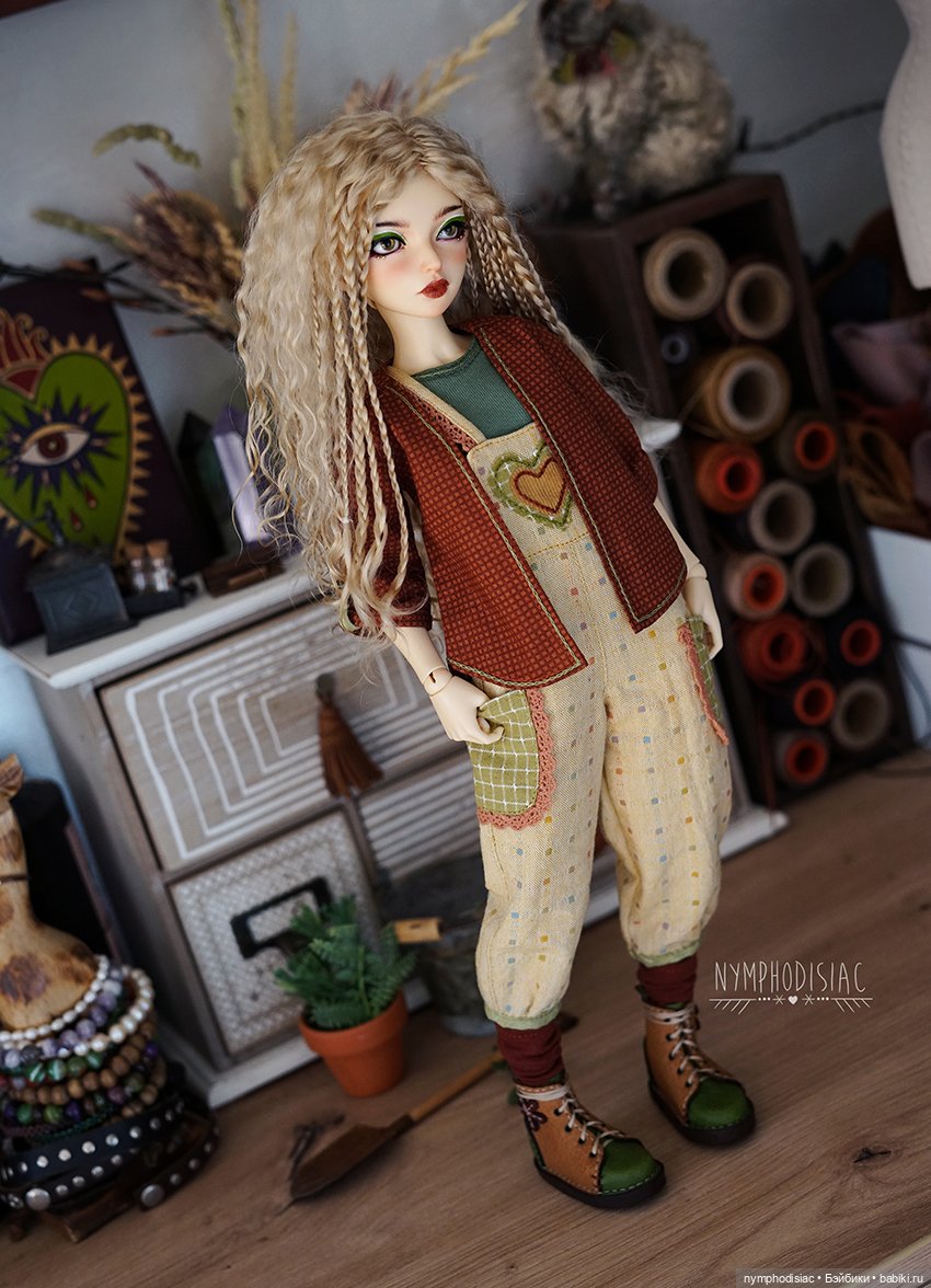 Шестой - серия "садовых" нарядов для Minifee (фото 4)