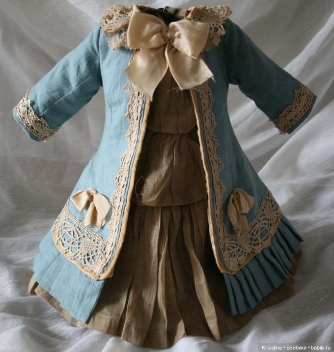 Идеи для пошива одежды,антикварных кукол (фото 8)