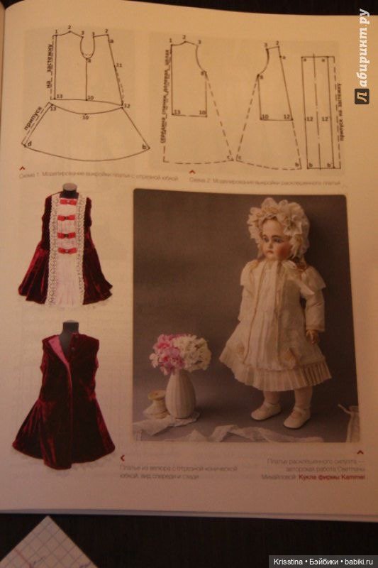 Идеи для пошива одежды,антикварных кукол,часть третья