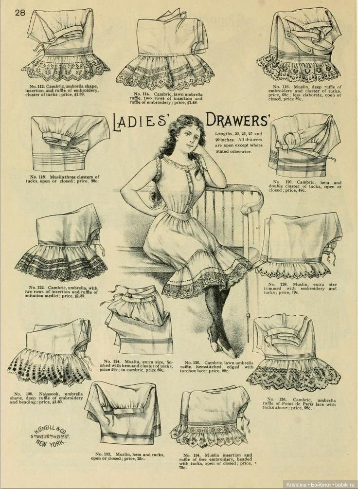Антикварное нижнее белье — Всё об антикварных куклах: история