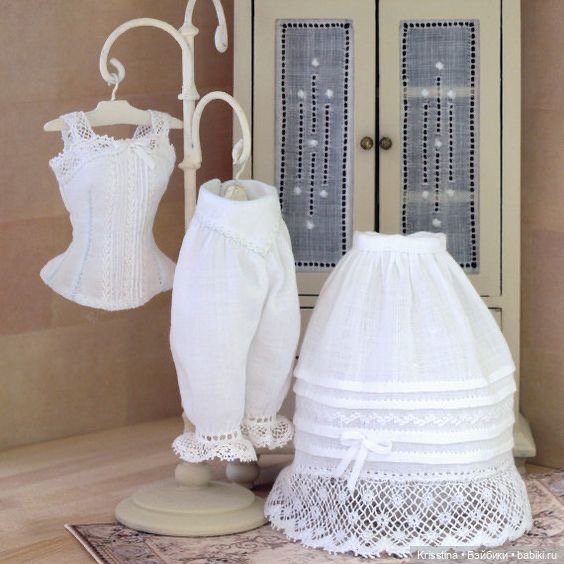 Антикварное нижнее белье — Всё об антикварных куклах: история