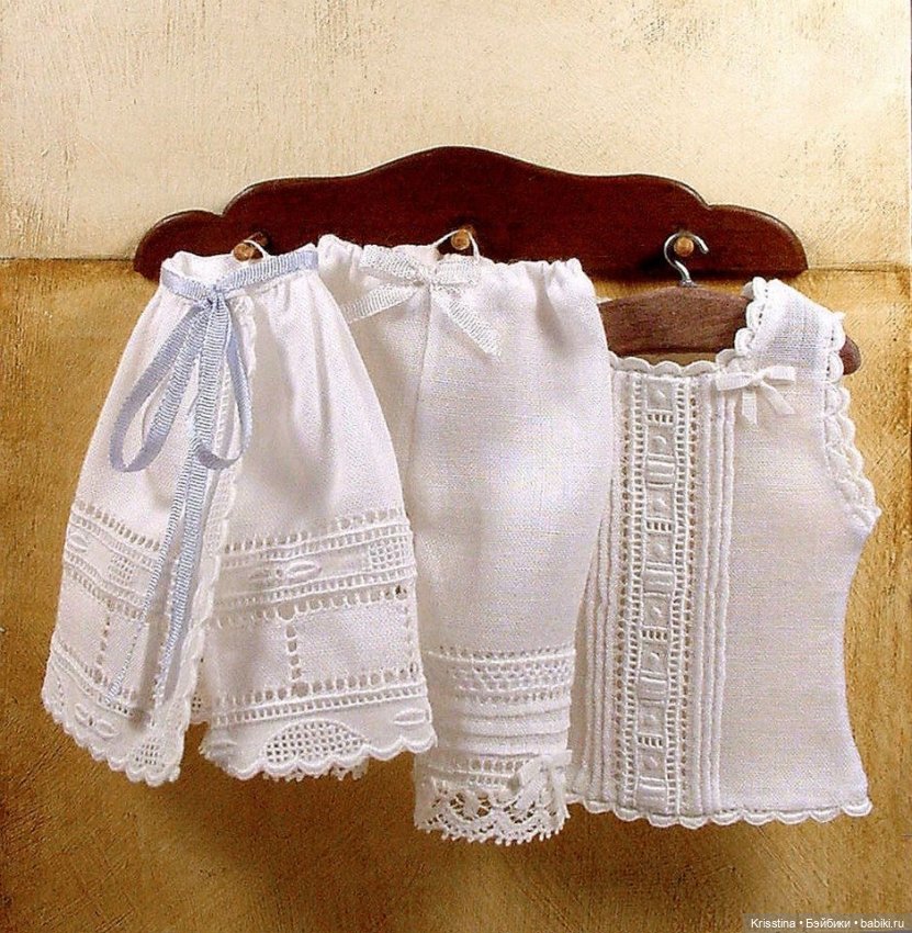 Антикварное нижнее белье — Всё об антикварных куклах: история (фото 6)