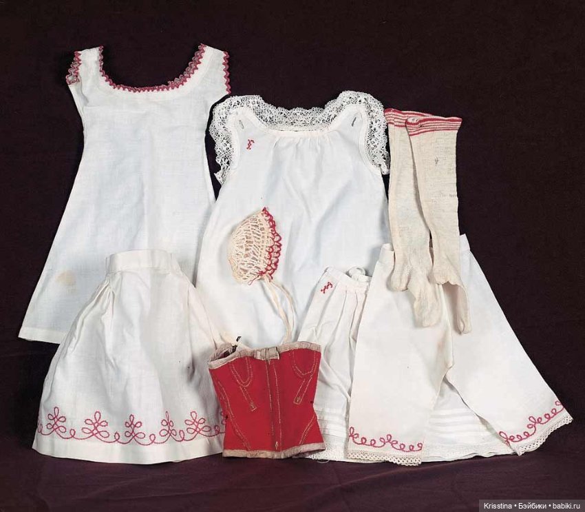 Антикварное нижнее белье — Всё об антикварных куклах: история