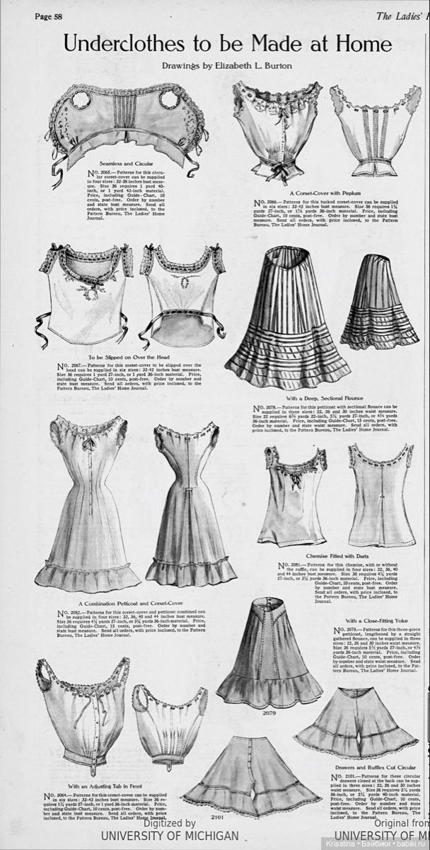 Антикварное нижнее белье — Всё об антикварных куклах: история