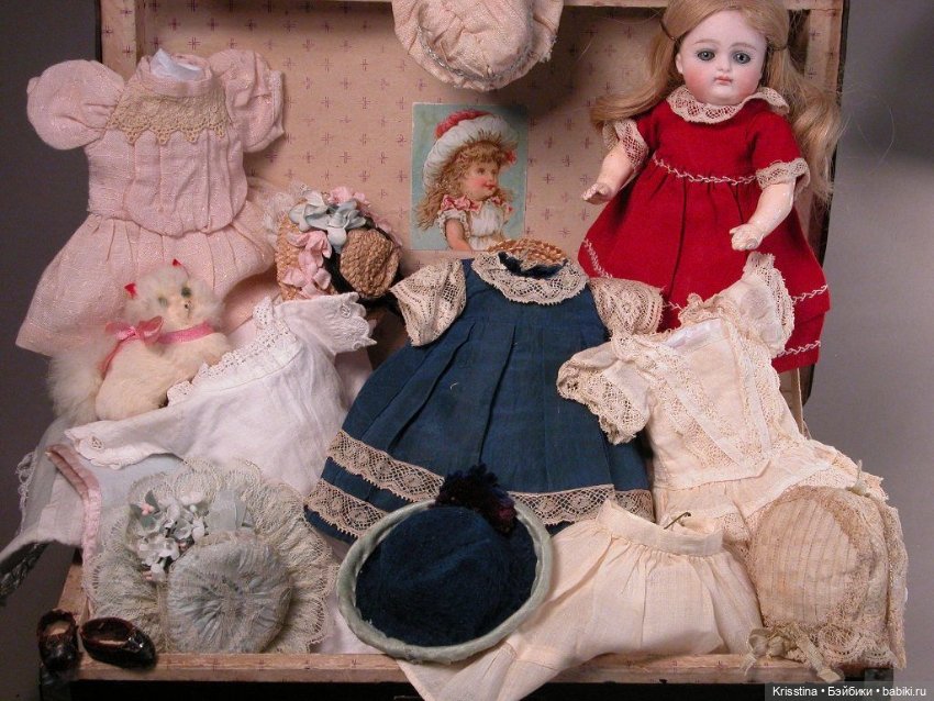 Наборы с антикварными аксессуарами и куклами (фото 8)