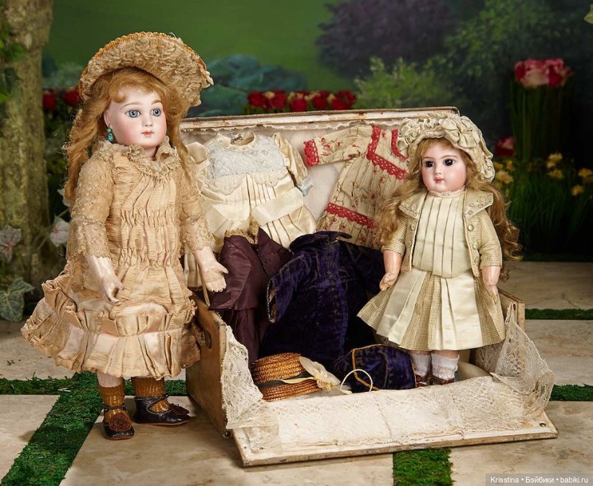 Наборы с антикварными аксессуарами и куклами (фото 4)