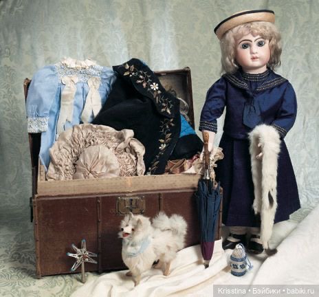 Наборы с антикварными аксессуарами и куклами (фото 10)