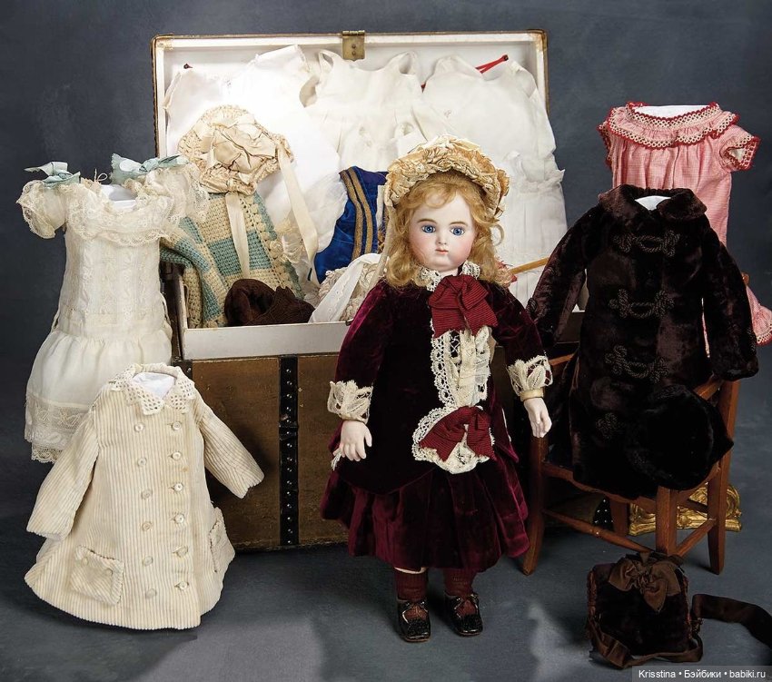 Наборы с антикварными аксессуарами и куклами (фото 7)