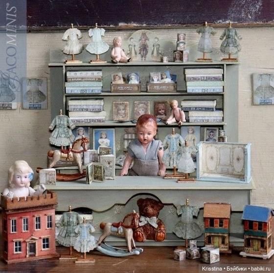 Старинные игрушки,куклы,наборы,домики🧸