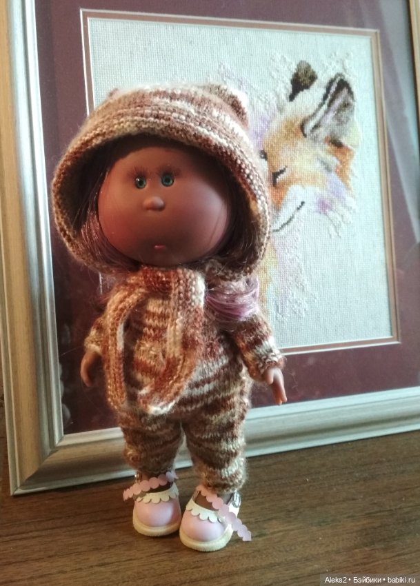 Вязанная одежда для куклы мини Мии 2