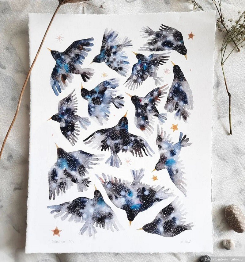 Курочки от Martyna Czub — Живопись и графика: творчество художников (фото 4)