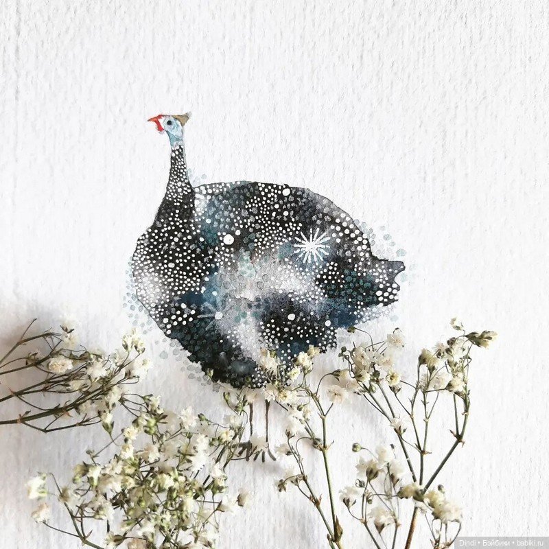 Курочки от Martyna Czub — Живопись и графика: творчество художников (фото 2)