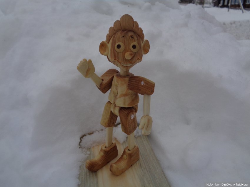 Можжевеловый Буратино и белоснежные ивовые зубки