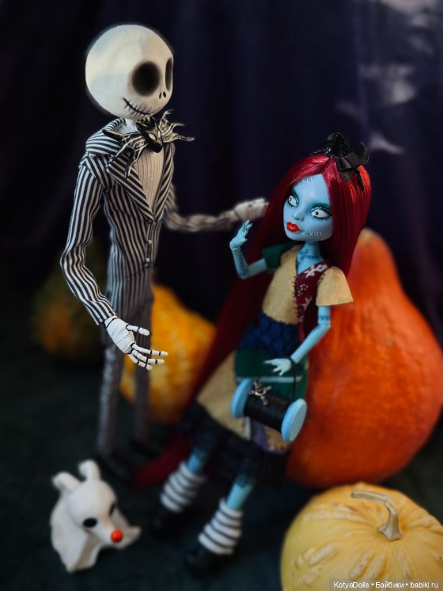 Салли и Джек — ООАК Monster High и Ever After High: репейнт (фото 5)