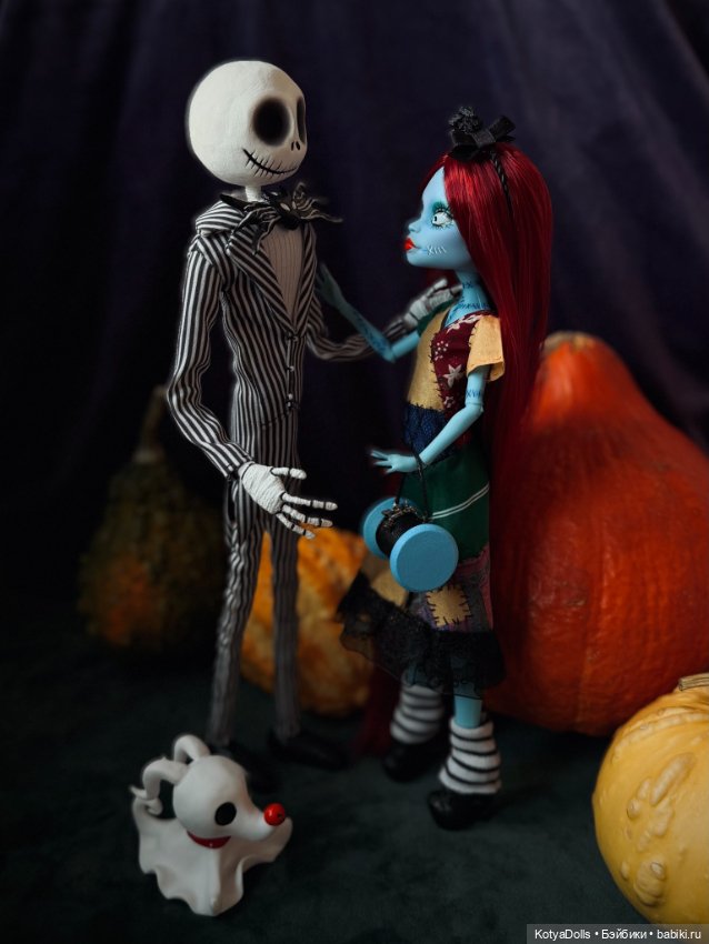 Салли и Джек — ООАК Monster High и Ever After High: репейнт (фото 2)