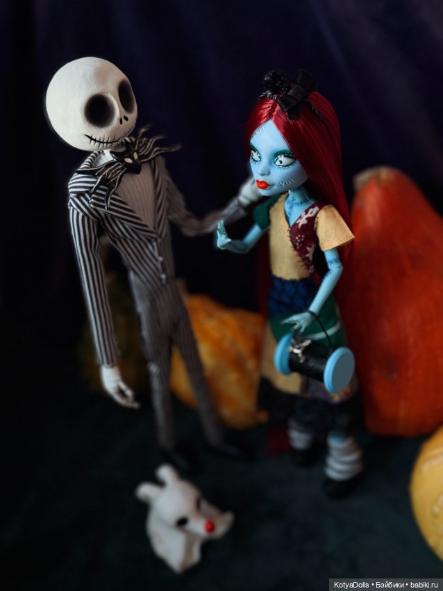 Салли и Джек — ООАК Monster High и Ever After High: репейнт (фото 4)