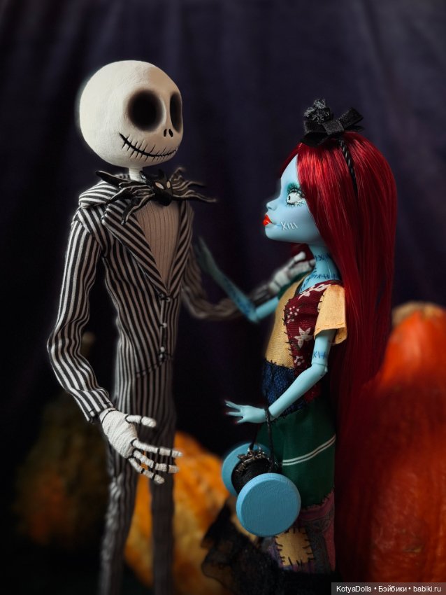 Салли и Джек — ООАК Monster High и Ever After High: репейнт