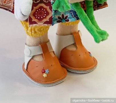 Собачки Белочка и Дружок — Текстильные игрушки и примитивы: кофейные (фото 3)