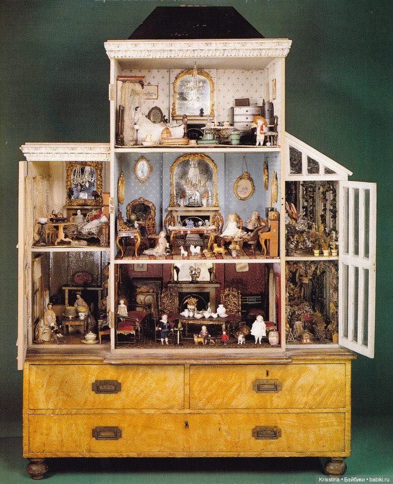 Антикварные домики,игрушки