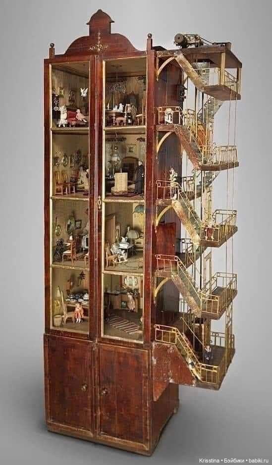 Антикварные домики,игрушки