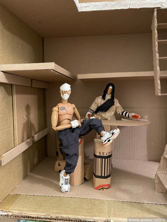 Дом Ноэля: процесс — Кукольные домики своими руками: фото (фото 10)