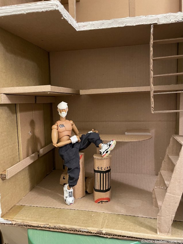 Дом Ноэля: процесс — Кукольные домики своими руками: фото (фото 8)