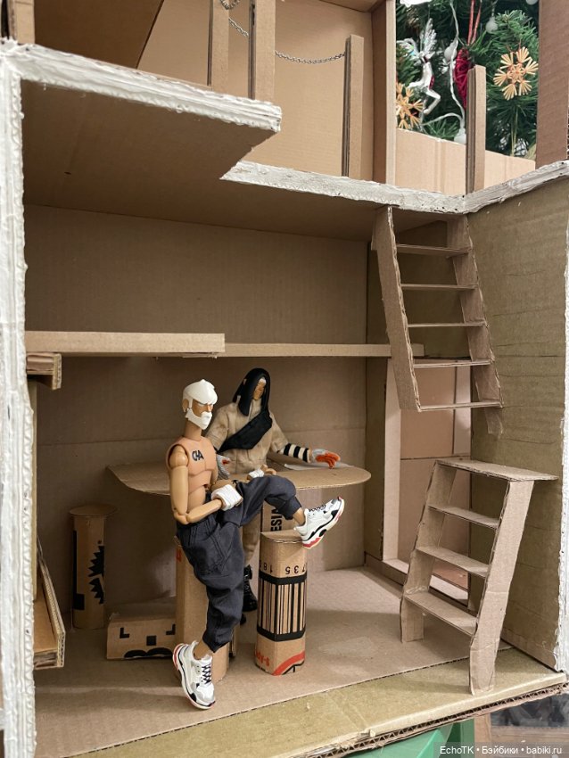 Дом Ноэля: процесс — Кукольные домики своими руками: фото (фото 9)