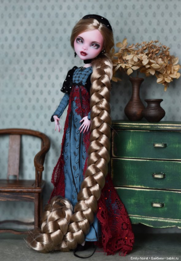Принцесса из башни — ООАК Monster High и Ever After High: репейнт