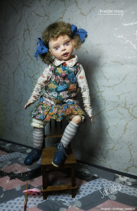 Акварелька — Домашние фото авторских кукол: личные коллекции (фото 9)