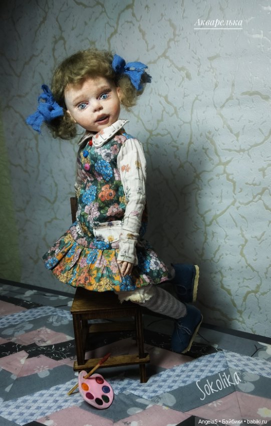 Акварелька — Домашние фото авторских кукол: личные коллекции (фото 3)