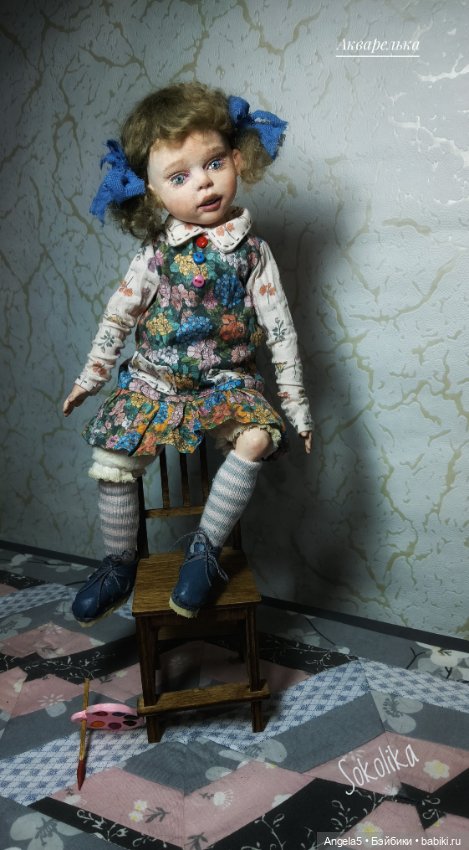 Акварелька — Домашние фото авторских кукол: личные коллекции (фото 8)