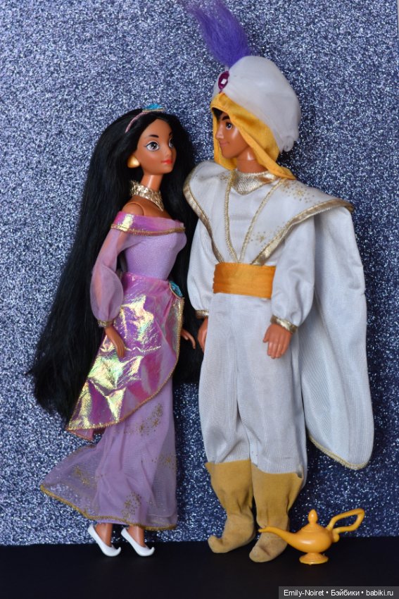 Аладдин и Жасмин — Куклы Disney Animators и Принцессы Диснея: Disney Store