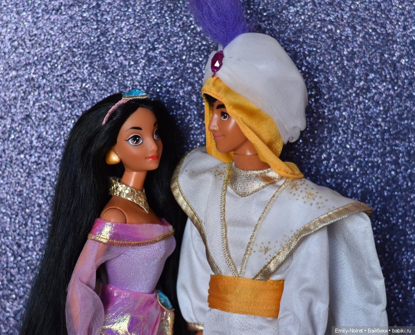 Аладдин и Жасмин — Куклы Disney Animators и Принцессы Диснея: Disney Store (фото 2)