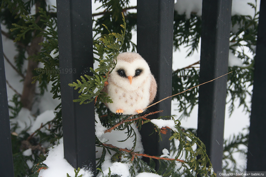 Морозная вылазка (2) — Домашние фото авторских игрушек: Тедди (фото 4)